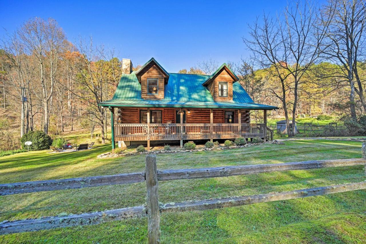 Creekside Bryson City Cabin With Private Hot Tub Villa Exterior foto